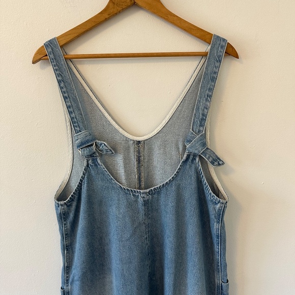 We The Free High Roller Jumpsuit in Light Wash | Size XS - Picture 11 of 14